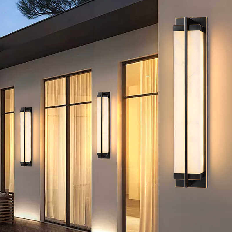 新中式户外防水壁灯客厅别墅庭院门口柱子楼梯阳台露台中国风仿古 - 图0