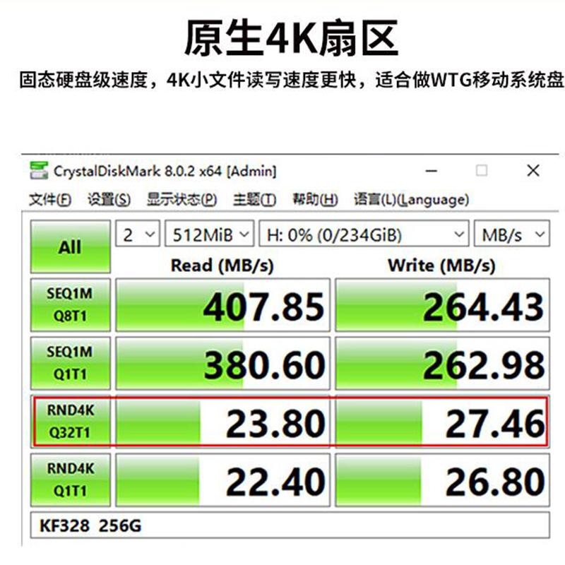 金田固态U盘256g移动ssd固态硬盘TypeC双接口带写保护开关防毒U盘 - 图2