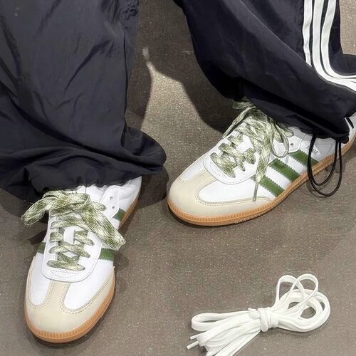 adidas阿迪达斯三叶草男女SAMBA OG WORI运动休闲鞋JS1352/JS1351 - 图0