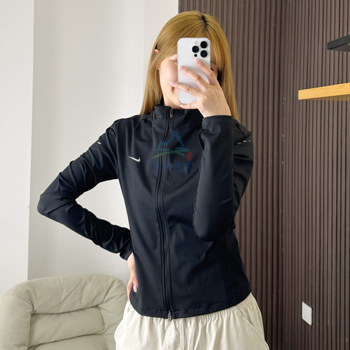 Nike耐克25秋季女子DRI-FIT速干全长拉链开襟跑步上衣外套IB1999 - 图3