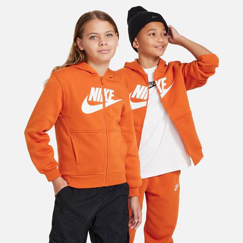 Nike耐克卫衣大童NSW CLUB FLEECE加绒运动休闲连帽外套FD2990 - 图2