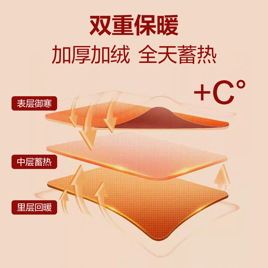 Qi brand velvet jeans for men, autumn and winter thick trousers, middle-aged dad's casual warm straight pants