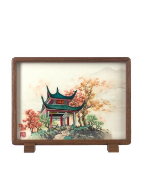 金彩霞湘绣手工刺绣湖南特色礼品