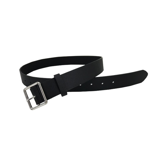 New retro style rectangular silver jeans belt