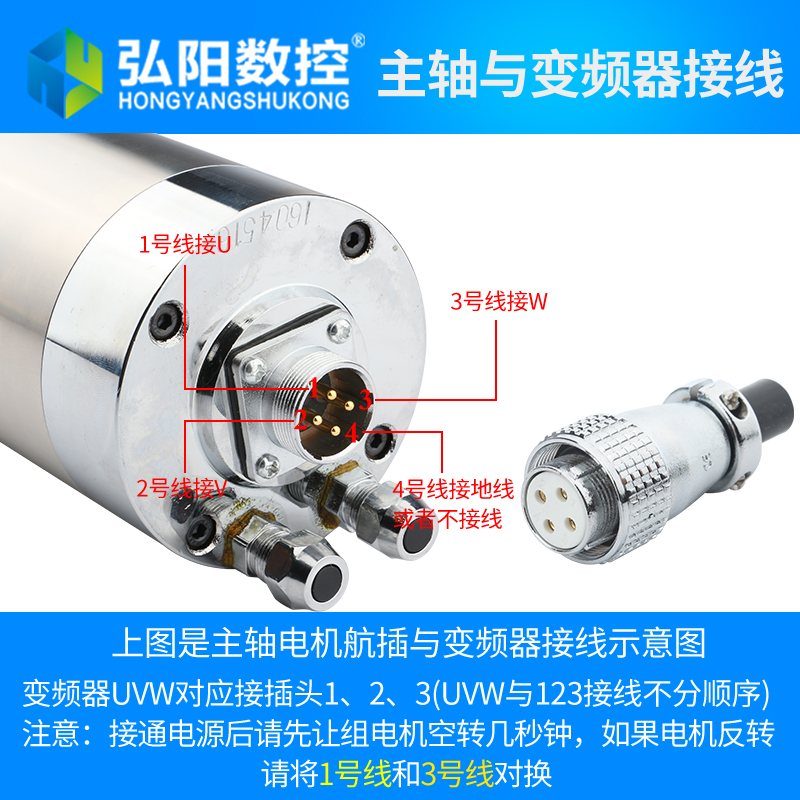 昌盛主轴电机 雕刻机主轴电机1.5/2.2/3.2kw主轴电主轴雕刻机配件