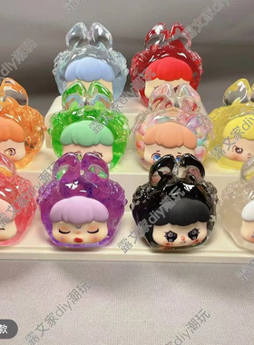 梦梦兔抖音爆款大号盲袋盲盒夜光超大摆件入油爆闪流沙公仔小礼品