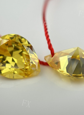 4x6-10x14mm梨形单孔多色尖底锆石水滴形打孔裸石吊坠挂件耳环diy