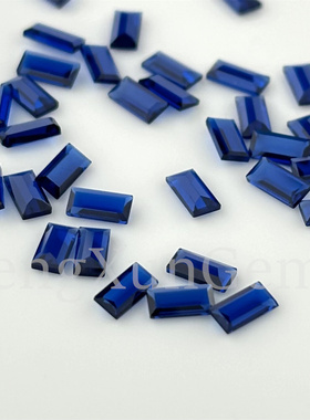 小长方形直角车平113#尖晶5#刚玉绿纳米裸石补钻戒指手表项链镶嵌