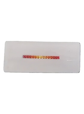 正方直角实验室培育彩虹渐变配石裸石 耐高温 首饰手链戒指蜡镶