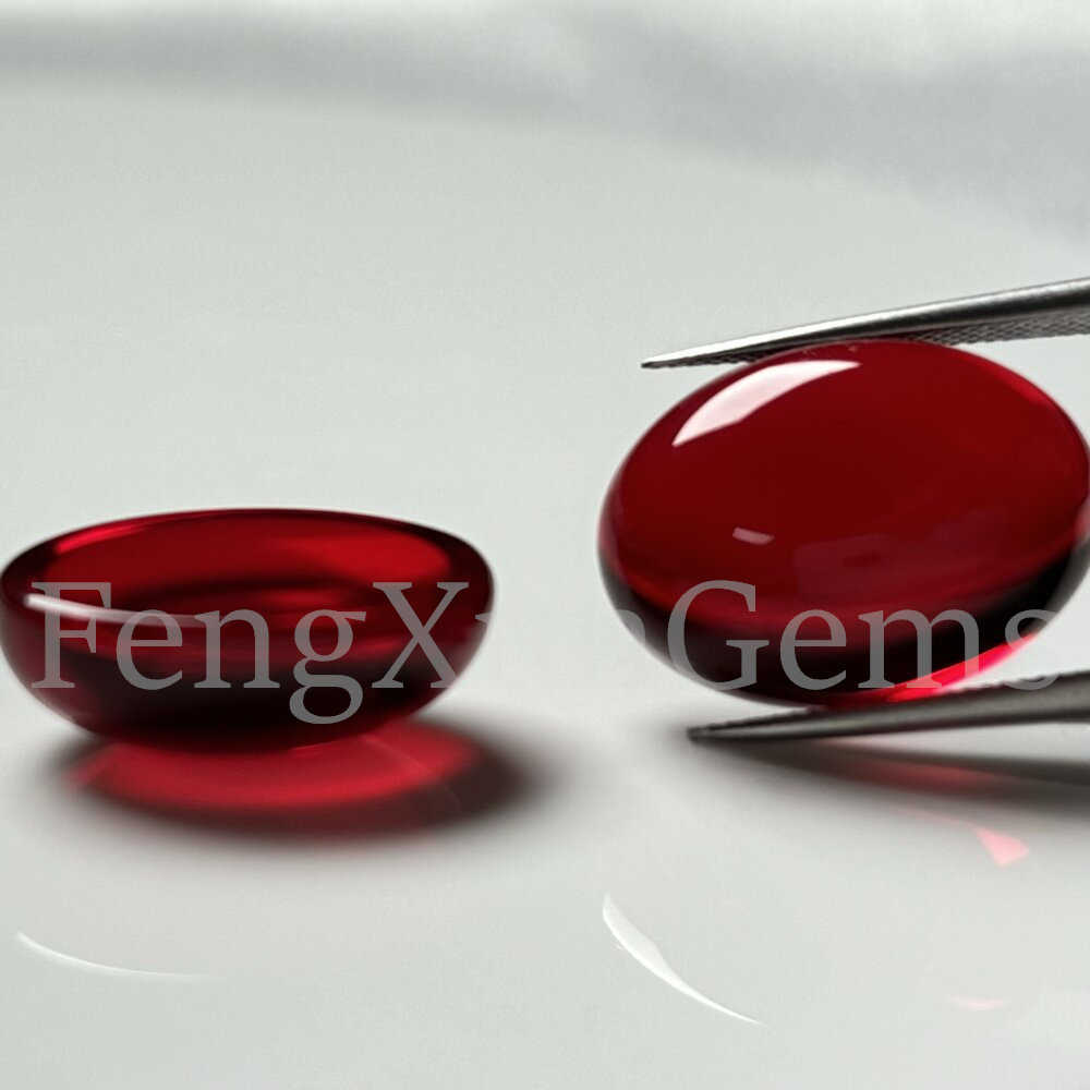椭圆形平底素面红玻裸石 5A蛋形光面大红色玻璃宝石DIY饰品主石钻,淘宝优惠券,粉丝福利购,淘宝优惠卷