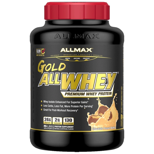 ALLMAX Gold Label Сухой сывороточный протеин WHEY Leopard Brother Добавка для наращивания мышечной массы Сухой сывороточный протеин для фитнеса США 5 фунтов.