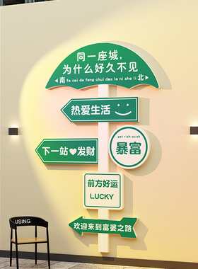 网红拍照区布置女服装店软装饰修摆件氛围形象背景创意美容院贴画