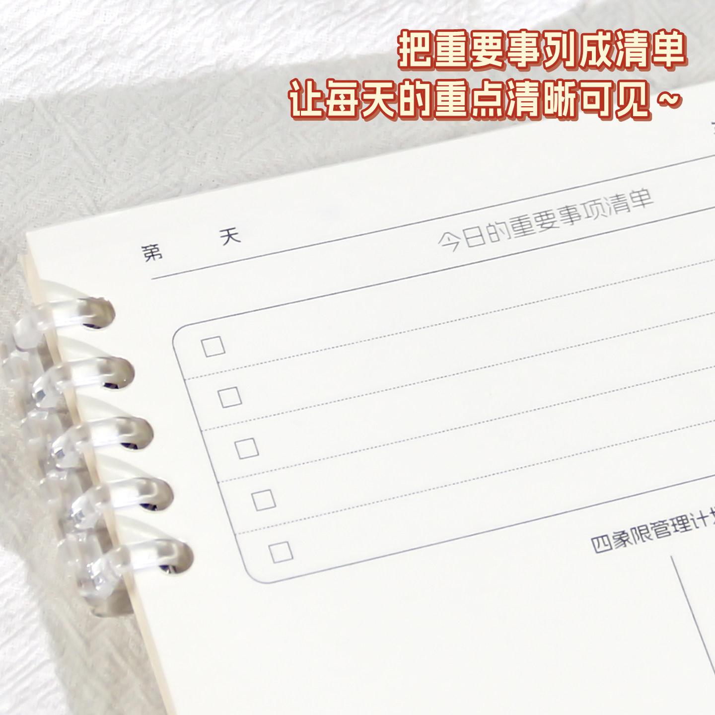 人生规划日程本100天每日计划本时间管理自律笔记本打卡活页本,淘宝优惠券,粉丝福利购,淘宝优惠卷