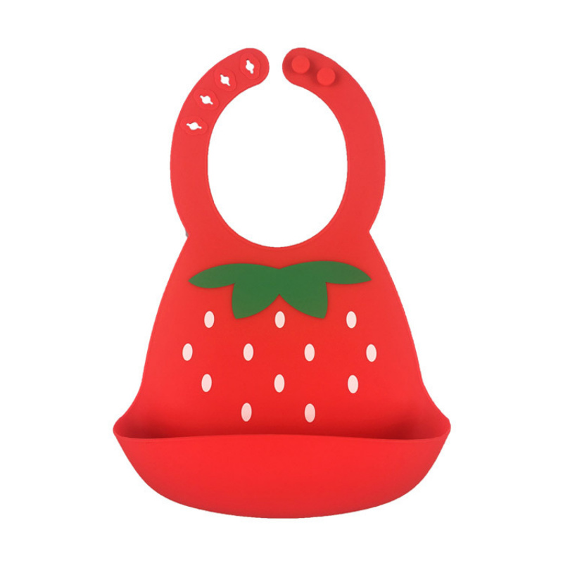 Children's infant silicone bib bibs are waterproof and oil-proof