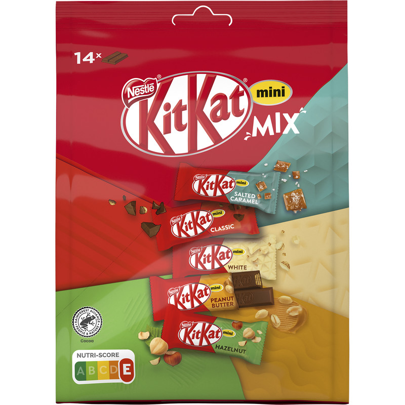 现货荷兰nestle kitkat巧克力雀巢奇巧威化榛子焦糖海盐5合1组合-图1