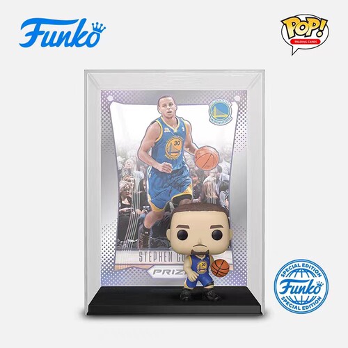 Funko Pop 库里詹姆斯东契奇手办NBA球星卡篮球周边三球锡安摆件 - 图0