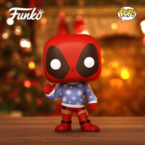 Funko Pop 漫威假日圣诞钢铁侠玩偶蜘蛛侠死侍洛基绯红女巫手办 - 图3