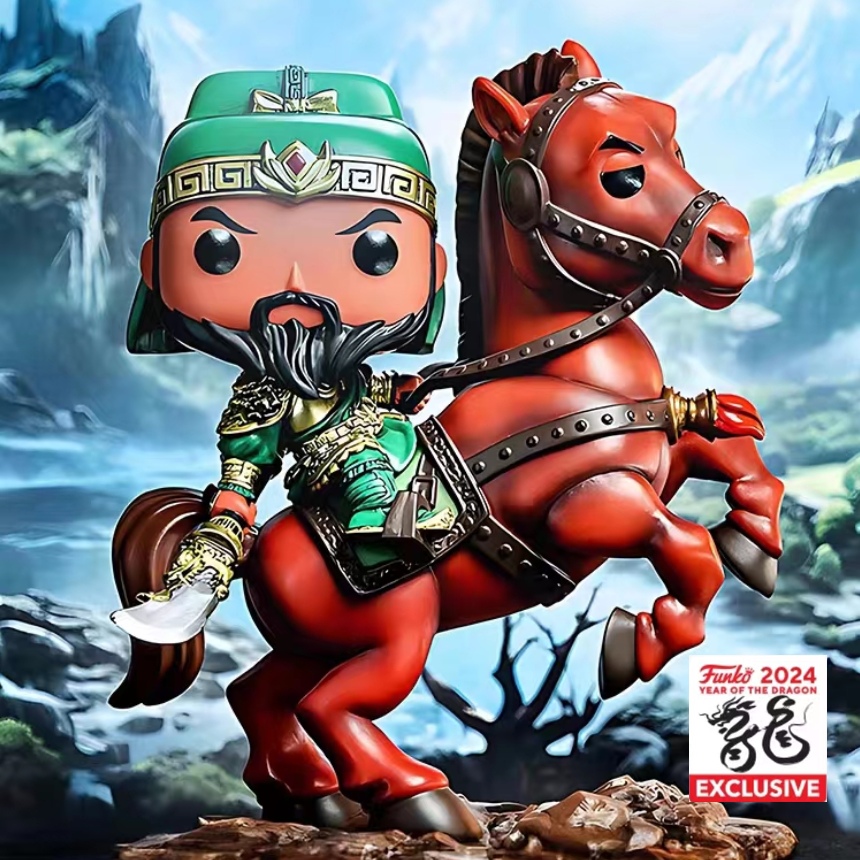 Funko Pop亚洲限定三国关羽张飞赵云孙权曹操黄忠吕布诸葛亮刘备 - 图0