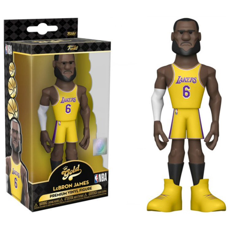 Funko gold勒布朗詹姆斯手办NBA湖人LBJ玩偶限定公仔送礼摆件现货 - 图0