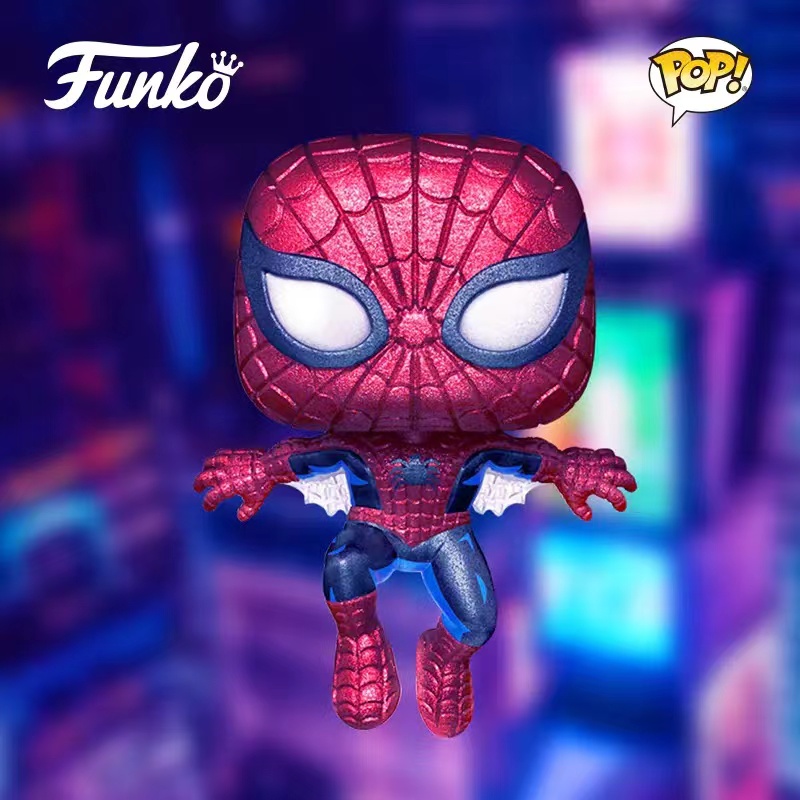 Funko Pop 玩偶漫威蜘蛛侠英雄无归收藏模型迈尔斯手办现货摆件 - 图0