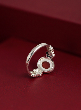 兰术女纯银国风文艺戒指高级感
