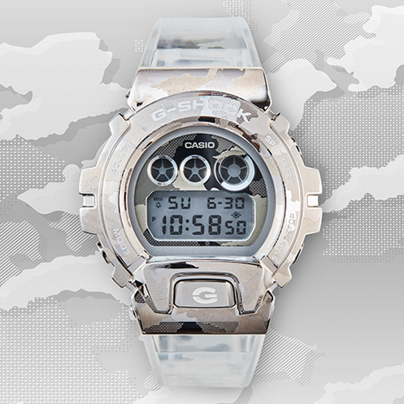 卡西欧g-shock gm-6900scm-1/g-9/b-4/5600 金属表壳电子男手腕表