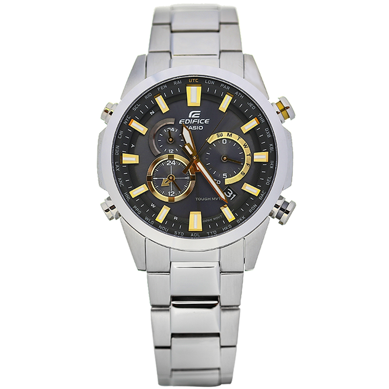 卡西欧手表EQW-T640YD-1A9/T630/A2000/A2100太阳能电波男士腕表 - 图3