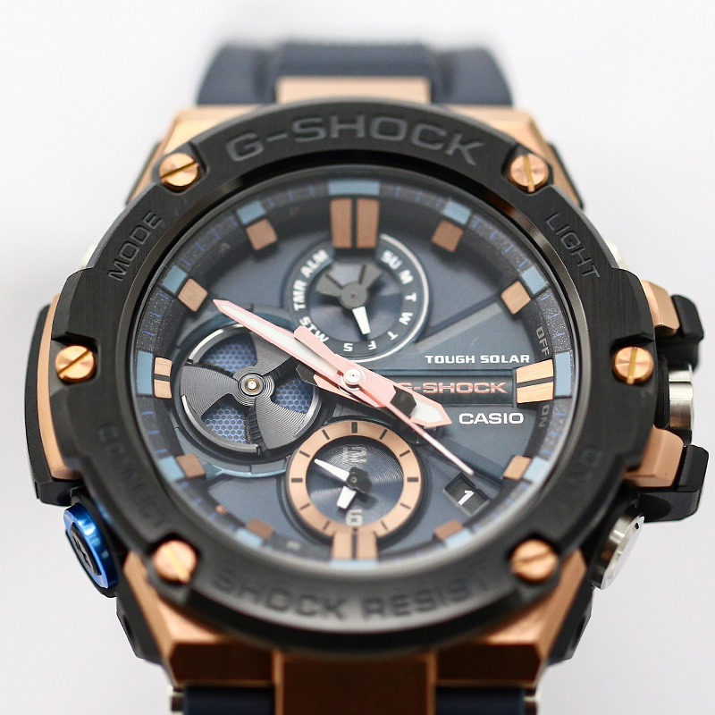 卡西欧G-SHOCK GST-B100G-2A/D/GA/GB-1A9/X-1A/XB光能蓝牙男手表-图2