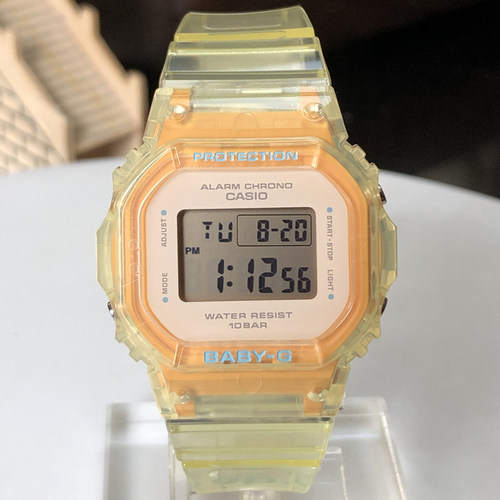 卡西欧手表电子防水运动女士腕表BGD-565SJ-9/2/7/GS-1/570BC-3/4 - 图0