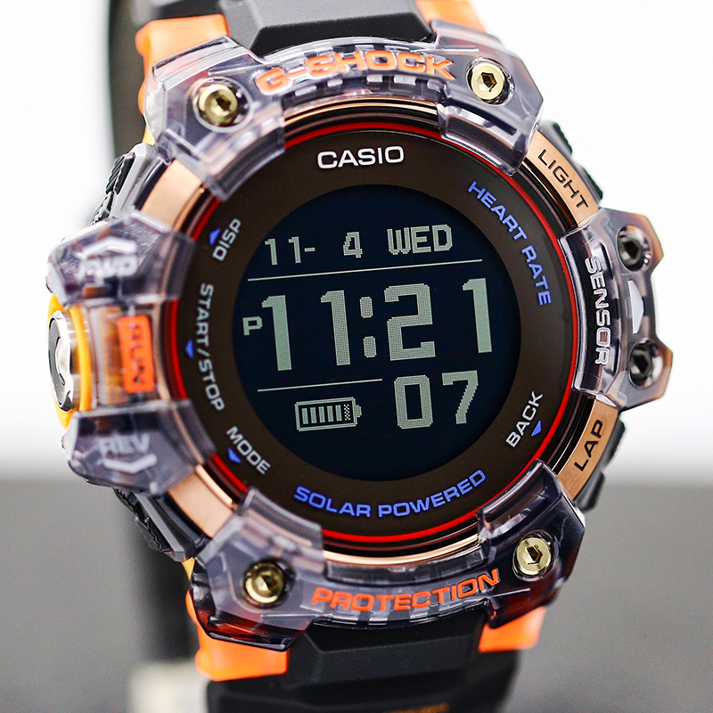 卡西欧G-SHOCK GBD-H1000-1A4/1A9/1/8/BAR-4心率蓝牙男手表防水-图1