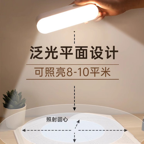 小夜灯台灯充电照明灯宿舍床上用小灯寝室卧室床头磁吸吸附阅读灯 - 图3