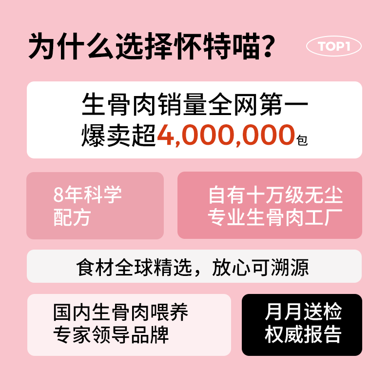 怀特喵兔肉生骨肉猫粮猫咪新鲜湿粮自制宠物高蛋白增肥发腮主食-图2