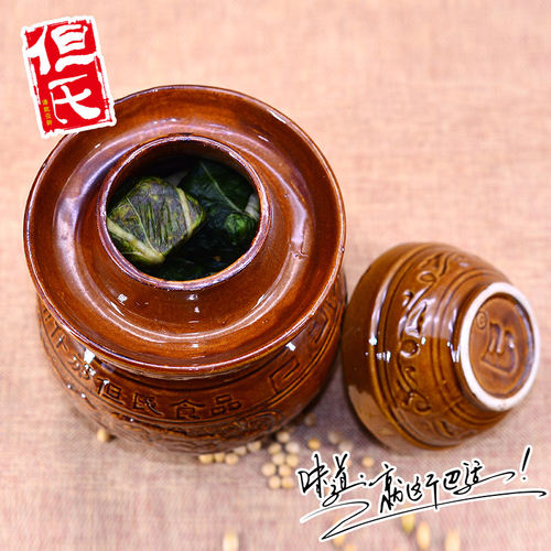 【包邮包破损】四川什邡红白但氏麻辣白菜豆腐乳坛装礼盒特产2斤 - 图3