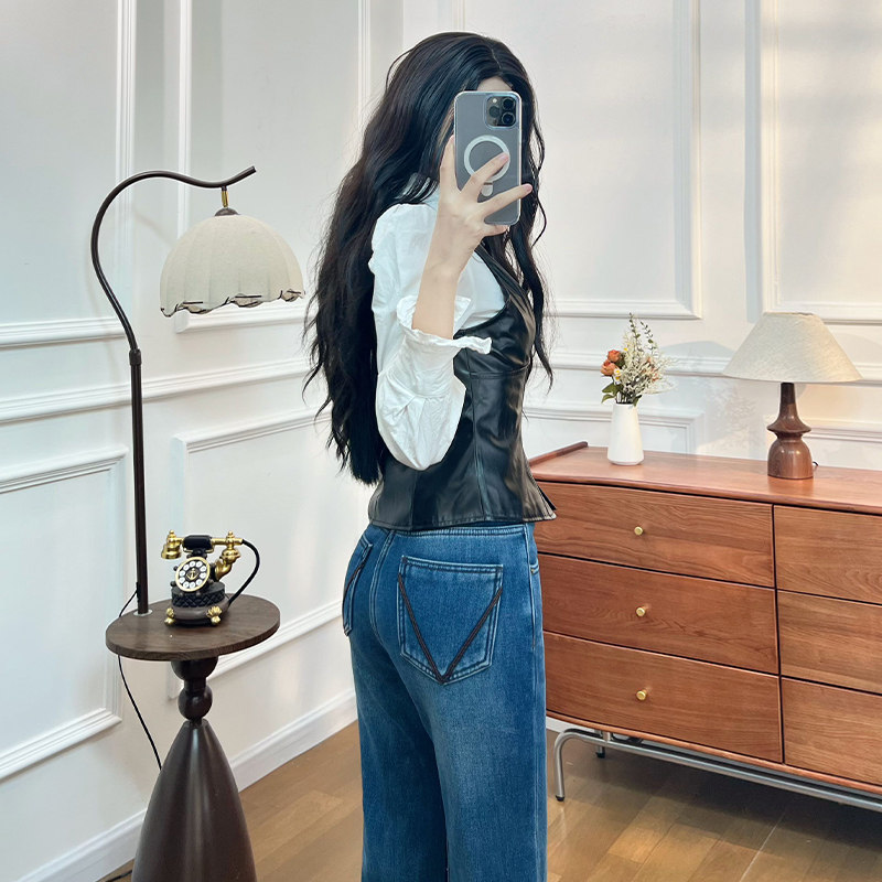 加绒喇叭牛仔裤女冬季2026年新款显瘦时尚潮流韩版时髦高级拖地裤,淘宝优惠券,粉丝福利购,淘宝优惠卷