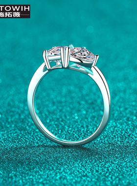 ECETOWIH新款S925纯银戒指女异