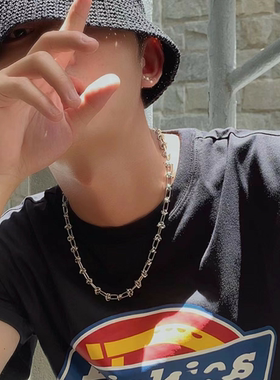 DESIWCEN德斯琛荆棘缠绕项链男士
