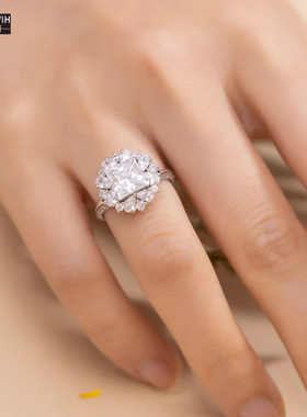 ECETOWIHS925纯银两克拉莫桑石求