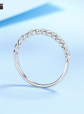 ECETOWIH新款纯银介子扭扣单排