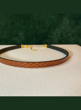 原创设计颈环sunsets蛇皮choker