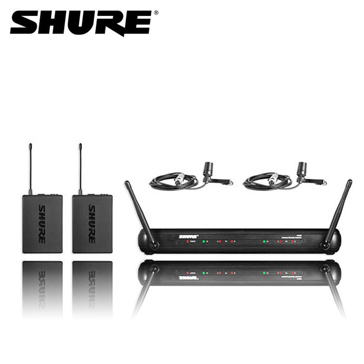 Shure/舒尔 SVX288/PG58双手持无线话筒 SVX188/CVL 无线领夹话筒 - 图0