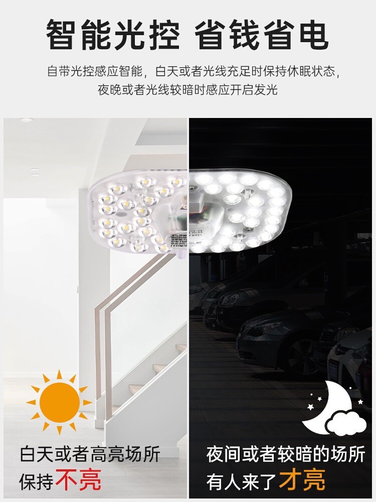 声光控led灯珠灯泡吸顶灯物业楼道照明灯改造灯板灯盘声控灯芯 - 图1