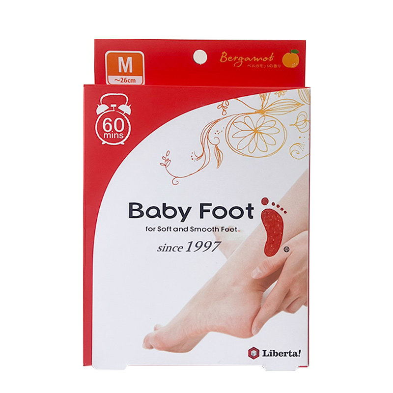 日本babyfoot足膜去死皮老茧角质脚后跟开裂干燥脱皮嫩白保湿脚膜-图3