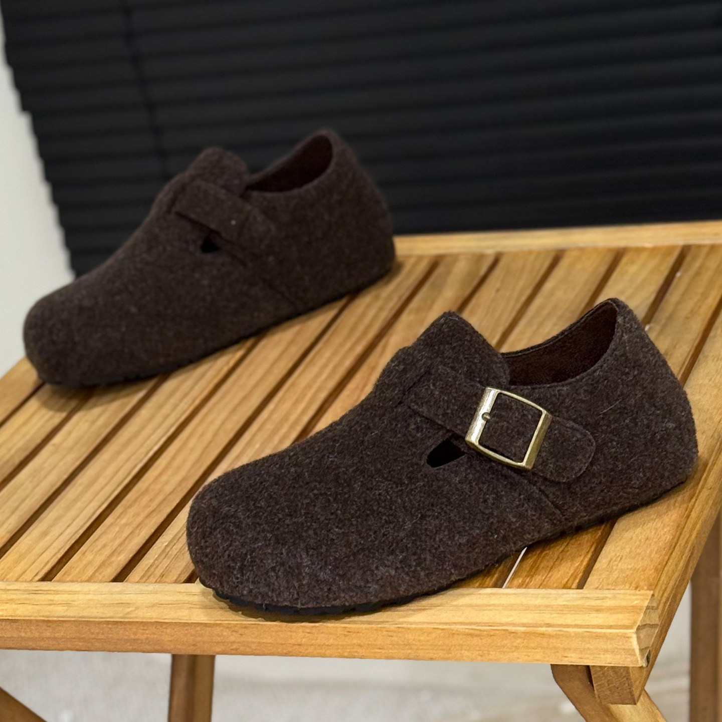 复古毛绒全包勃肯鞋女2025新款一脚蹬乐福软木鞋平底懒人外穿单鞋,淘宝优惠券,粉丝福利购,淘宝优惠卷