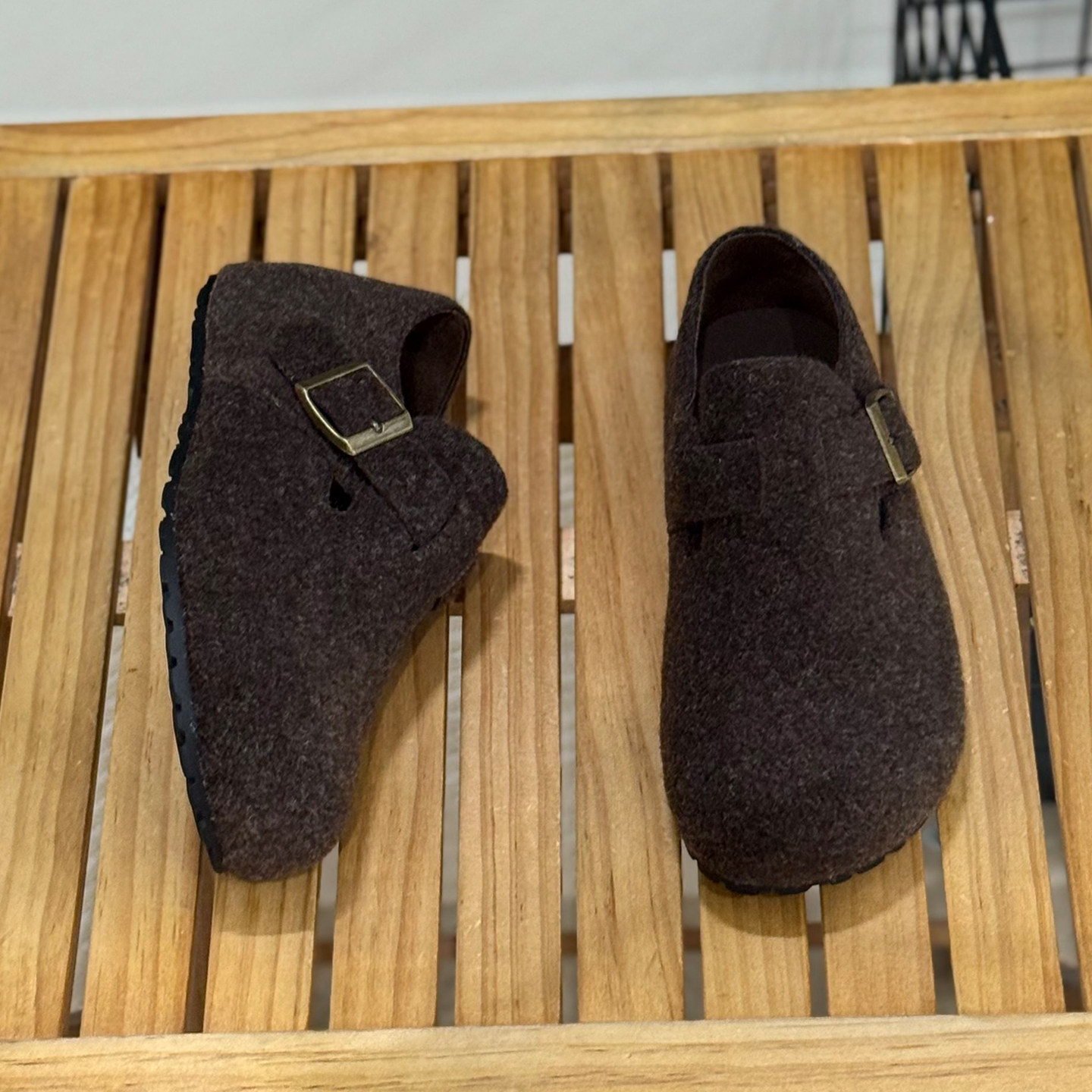 复古毛绒全包勃肯鞋女2025新款一脚蹬乐福软木鞋平底懒人外穿单鞋,淘宝优惠券,粉丝福利购,淘宝优惠卷