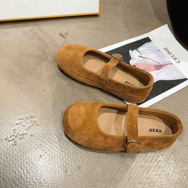 62510乐乐家秋季新品女真皮软底一字带玛丽珍简约舒适平底韩版潮,淘宝优惠券,粉丝福利购,淘宝优惠卷