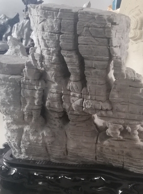 灵璧石家居摆件 灵壁石奇石石 宋代老坑出土观赏奇石山峰550