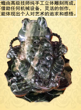 华安玉纯手工雕刻九龙壁件包邮