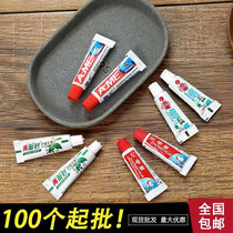 Hotel Guesthouse Toothpaste Private Accommodation Bath disposable small toothpaste Two-side needle Home hospitality Tourism portable toothpaste