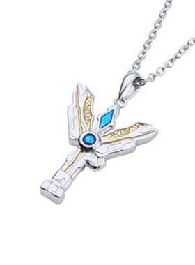 特利迦奥特曼胜利神光棒吊坠滴胶工艺不掉色时尚男女项链戒指饰品