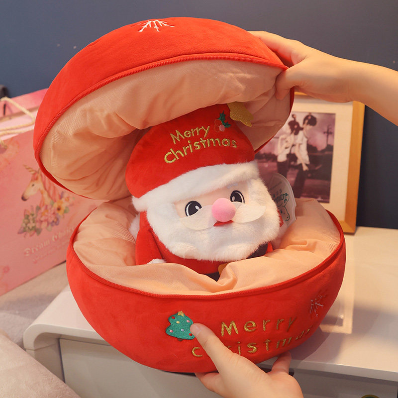 圣诞老人平安夜苹果袋玩偶抱枕公仔圣诞节礼物儿童女生男孩小礼品,淘宝优惠券,粉丝福利购,淘宝优惠卷